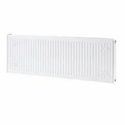 Flomasta Type 22 Double-Panel Double Convector Radiator 500 x 1200mm White 6026BTU -Heating Radiators Store 294XP A2