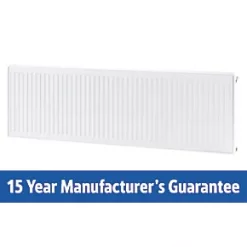 Flomasta Type 21 Double-Panel Plus Single Convector Radiator 600 x 1400mm White 6384BTU -Heating Radiators Store 440XP A5