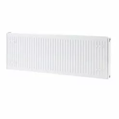 Flomasta Type 22 Double-Panel Double Convector Radiator 500 x 1400mm White 7030BTU -Heating Radiators Store 888XP A2